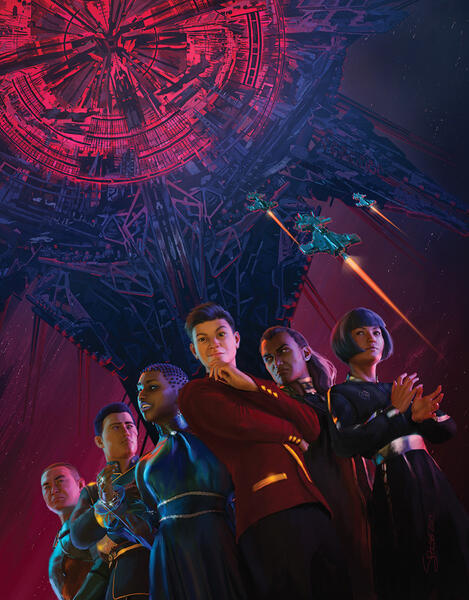 Original illustration for Yoon Ha Lee's Machineries of Empire tabletop RPG