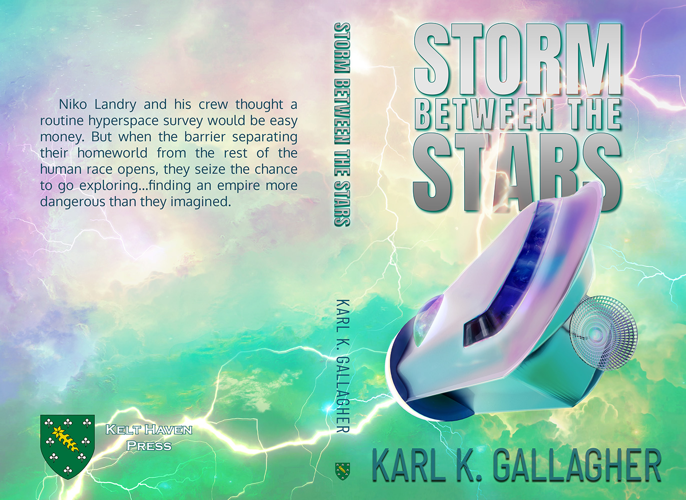 Cover of Karl Gallagher's Storm between the stars