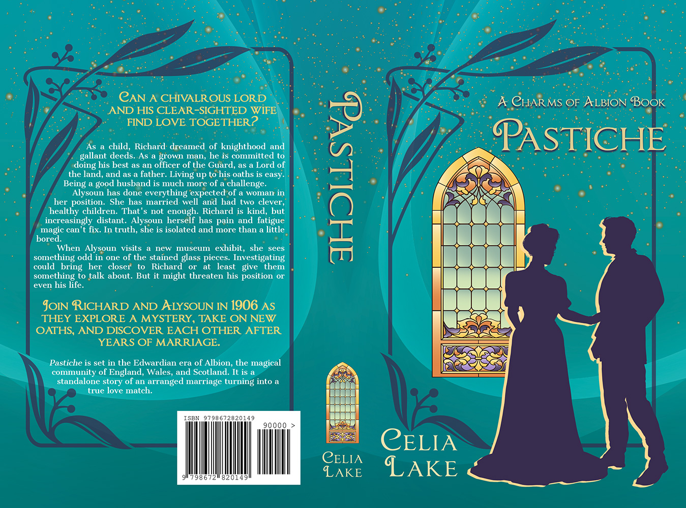 Paperback cover for Celia Lake's Pastiche