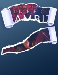 Paper ripping to reveal the cover of the Ninefox Gambit TTRPG cover