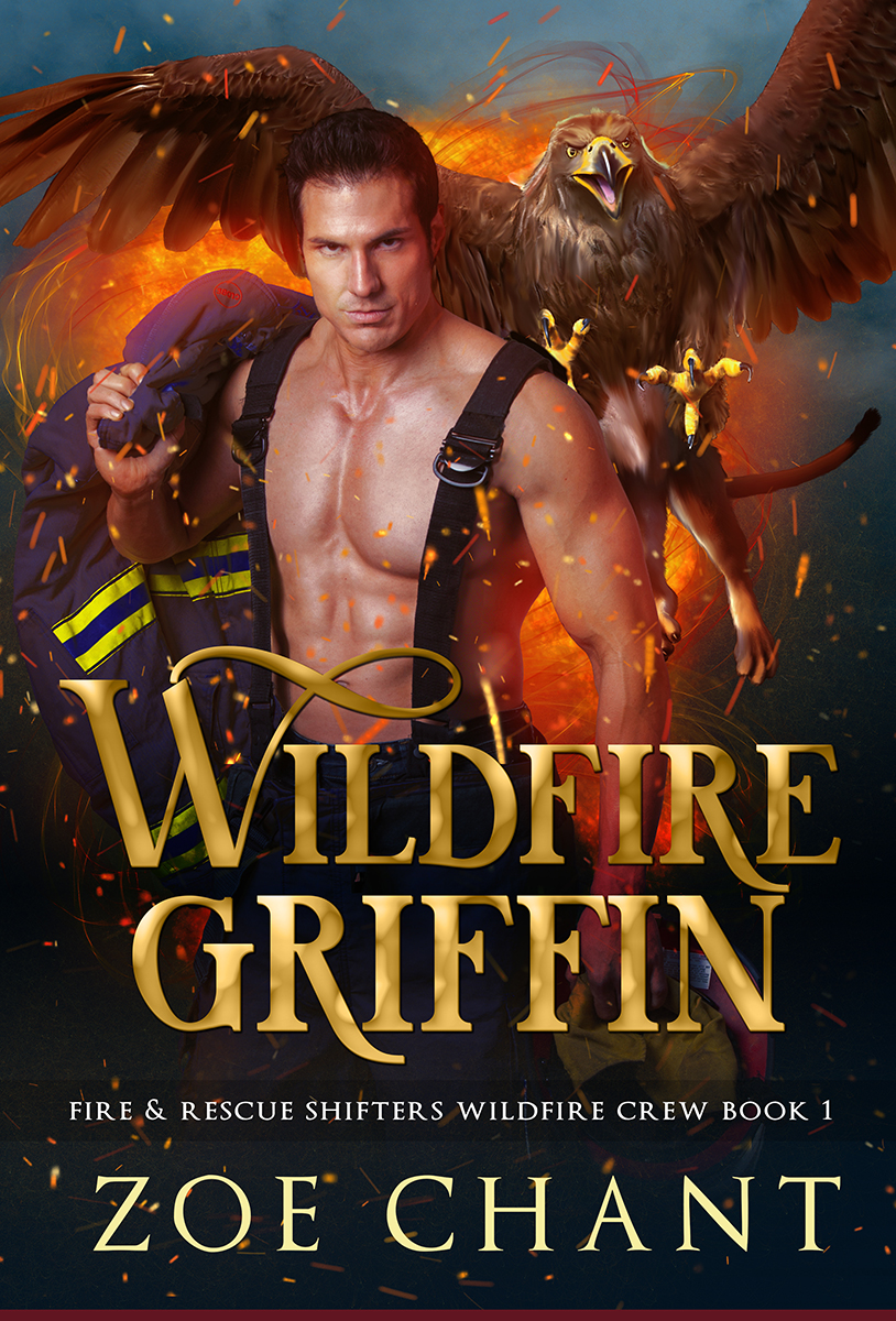 Wildfire Griffin by Zoe Chant. Cover redesign.